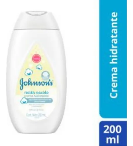 JOHNSON´S BABY CREMA HIDRATANTE PARA RECIEN NACIDO 200ML – Pañalera Belyan